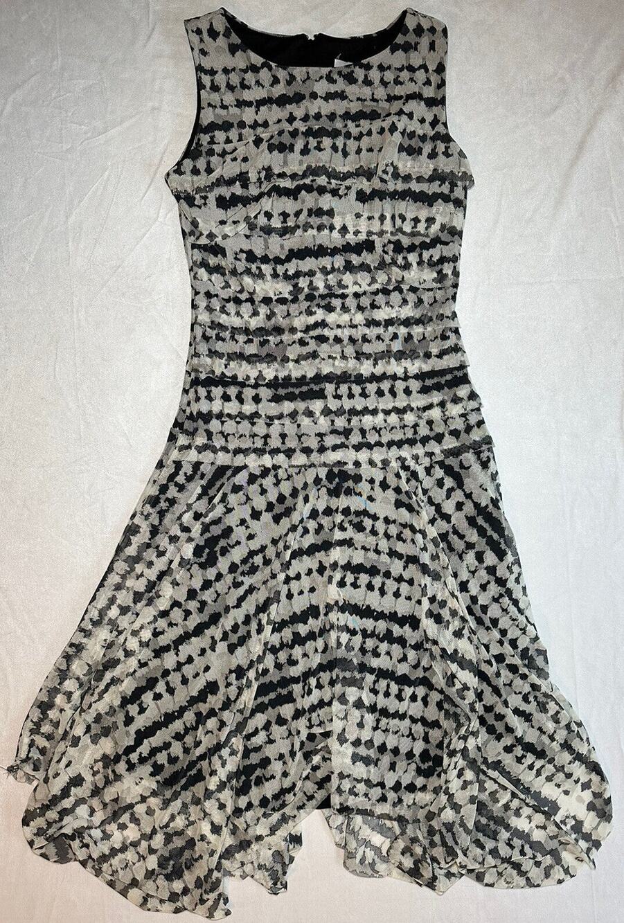 Phase 7 Woman's Dress Size 6 Fit Flare Sheer Layers
